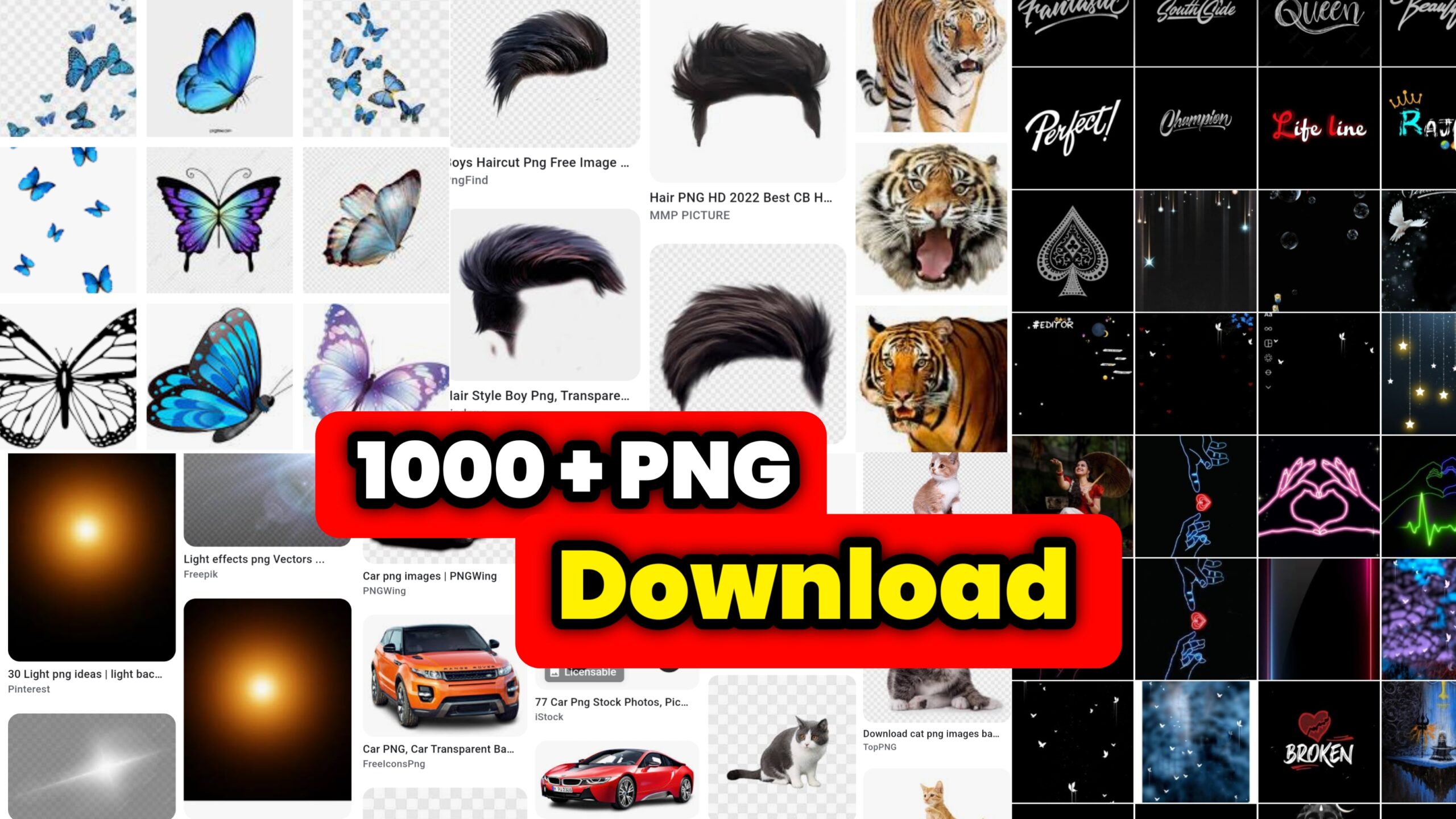 Editing PNGs for Free Download