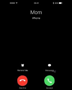 Mom call png