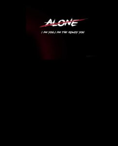 Alone Text PNG
