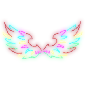 Neon wings png
